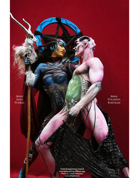 "World Bodypainting Festival" 208-page book by Dmitri Moisseev, Alex Barendregt and Diana Bivolan - Art Fashion Studio