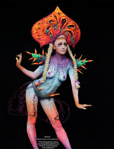 "World Bodypainting Festival" 208-page book by Dmitri Moisseev, Alex Barendregt and Diana Bivolan - Art Fashion Studio