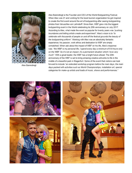 "World Bodypainting Festival" 208-page book by Dmitri Moisseev, Alex Barendregt and Diana Bivolan - Art Fashion Studio